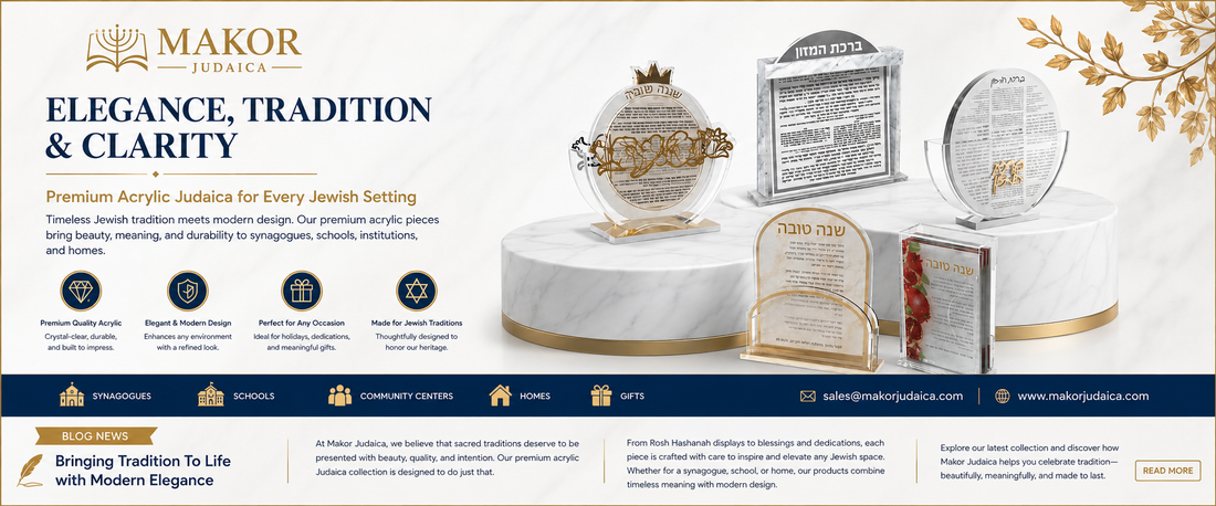 Makor Judaica: Bringing Jewish Tradition to Life with Modern Elegance