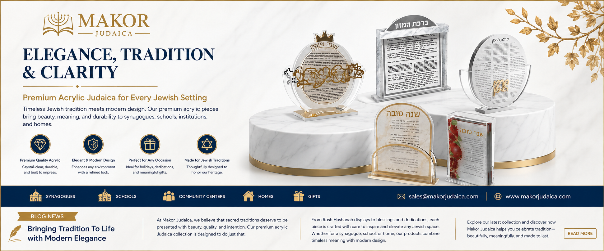Makor Judaica: Bringing Jewish Tradition to Life with Modern Elegance