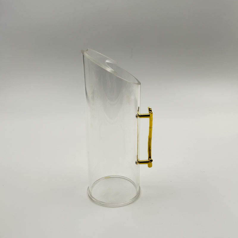 Premium Clear Twig Acrylic Water & Wine Pitcher – Elegant Lucite Fruit Beverage Decanter – Modern Judaica Gift