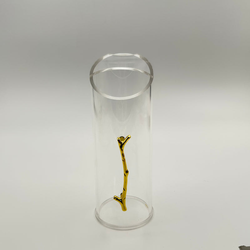 Premium Clear Twig Acrylic Water & Wine Pitcher – Elegant Lucite Fruit Beverage Decanter – Modern Judaica Gift
