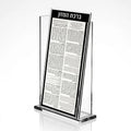 Acrylic Birkat Hamazon Set – Modern Lucite Bencher Stand for Shabbat Table & Jewish Home Decor