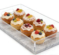 Modern Lucite with Marble base Challah Box – Acrylic Shabbat Pastry & Cake Server Display Case