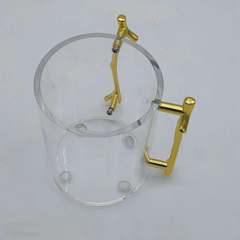 Modern Acrylic Hand Washing Cup – Minimalist Netilat Yadayim Cup for Shabbat & Home – Clear Lucite Ritual Washing Cup, Durable & Shatter-Resistant