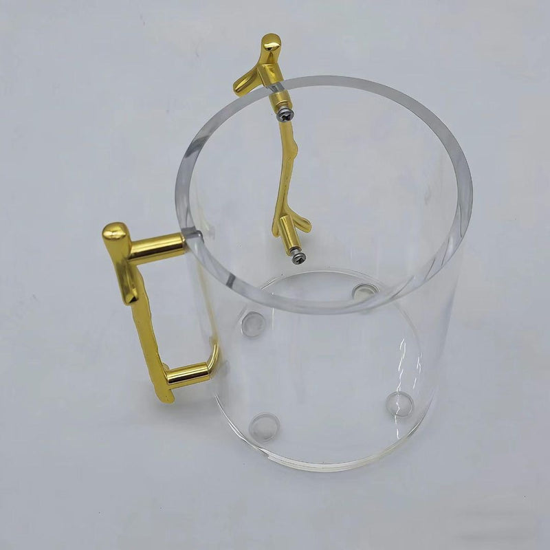 Modern Acrylic Hand Washing Cup – Minimalist Netilat Yadayim Cup for Shabbat & Home – Clear Lucite Ritual Washing Cup, Durable & Shatter-Resistant