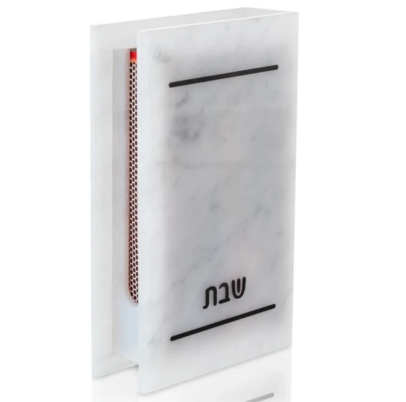 Modern Lucite Matchbox Holder for Shabbat & Hanukkah – Premium Acrylic Judaica Gift Box