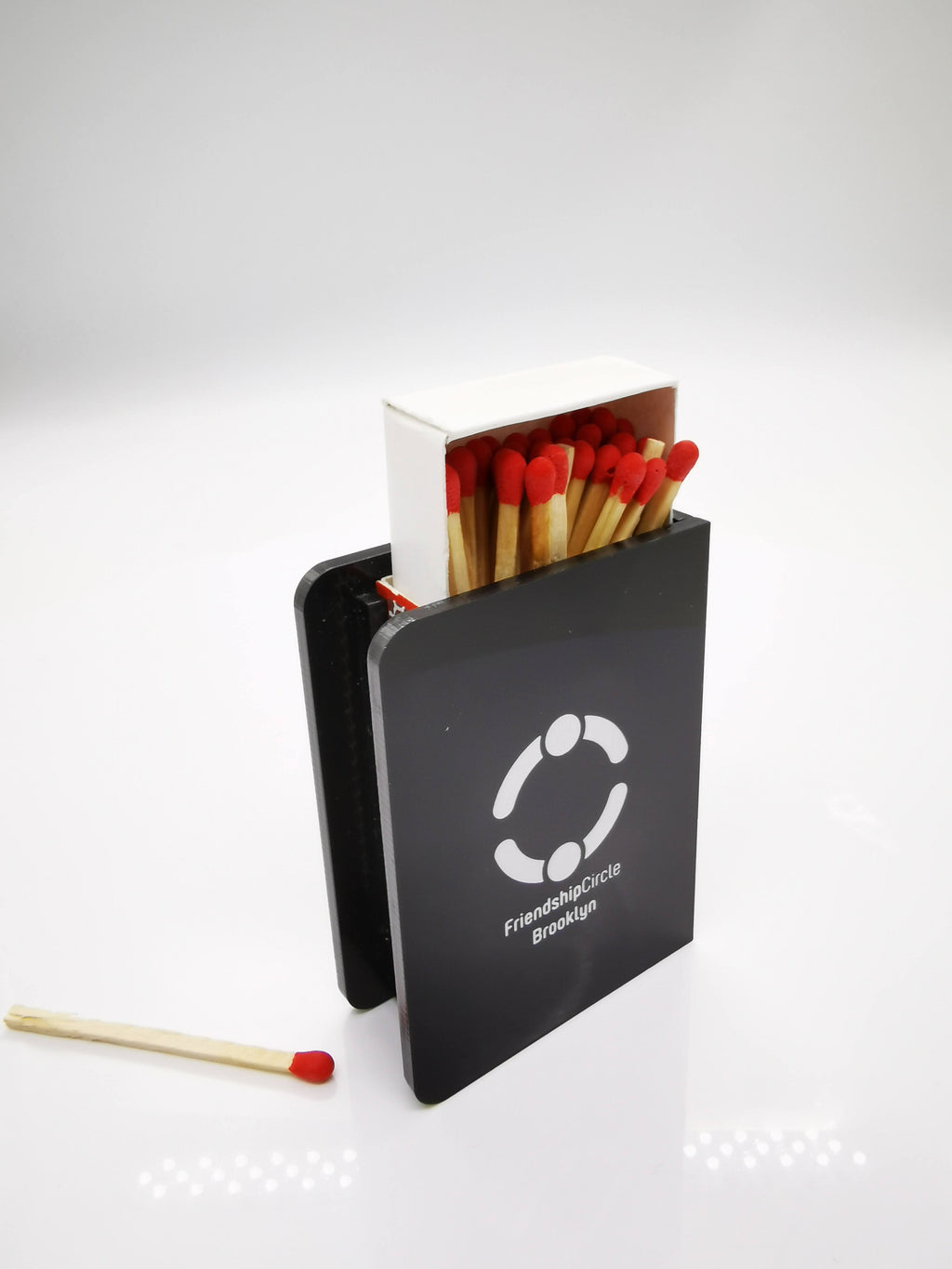Modern Lucite Matchbox Holder for Shabbat & Hanukkah – Premium Acrylic Judaica Gift Box