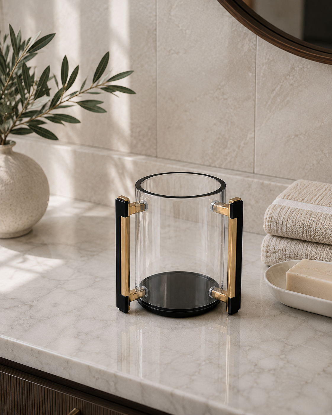 Jewish Hand Washing Cup for Netilat Yadayim | Elegant Modern Ritual Washing Cup for Jewish Homes, Shabbat & Holidays