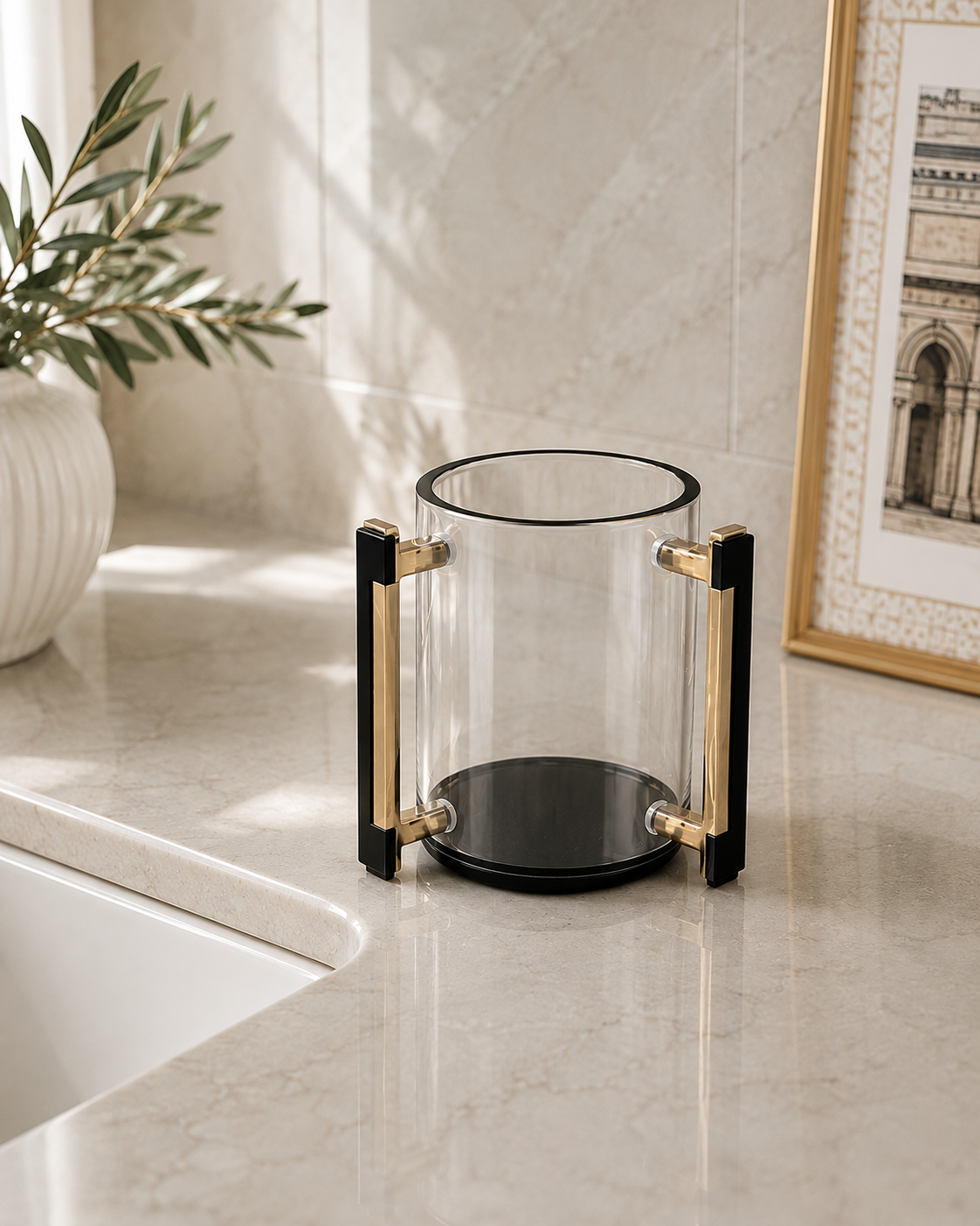 Jewish Hand Washing Cup for Netilat Yadayim | Elegant Modern Ritual Washing Cup for Jewish Homes, Shabbat & Holidays