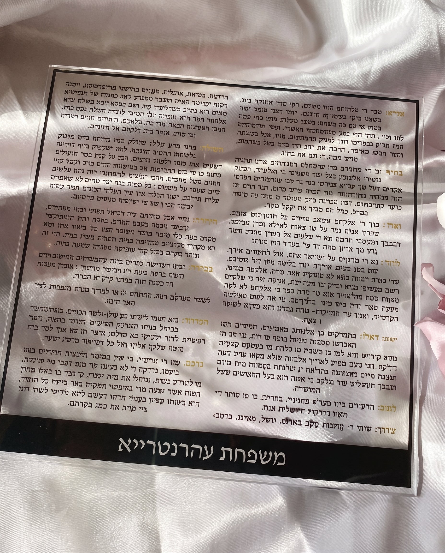 Modern Acrylic Eshet Chayil Wall Art – Contemporary Judaica Home Decor Panel