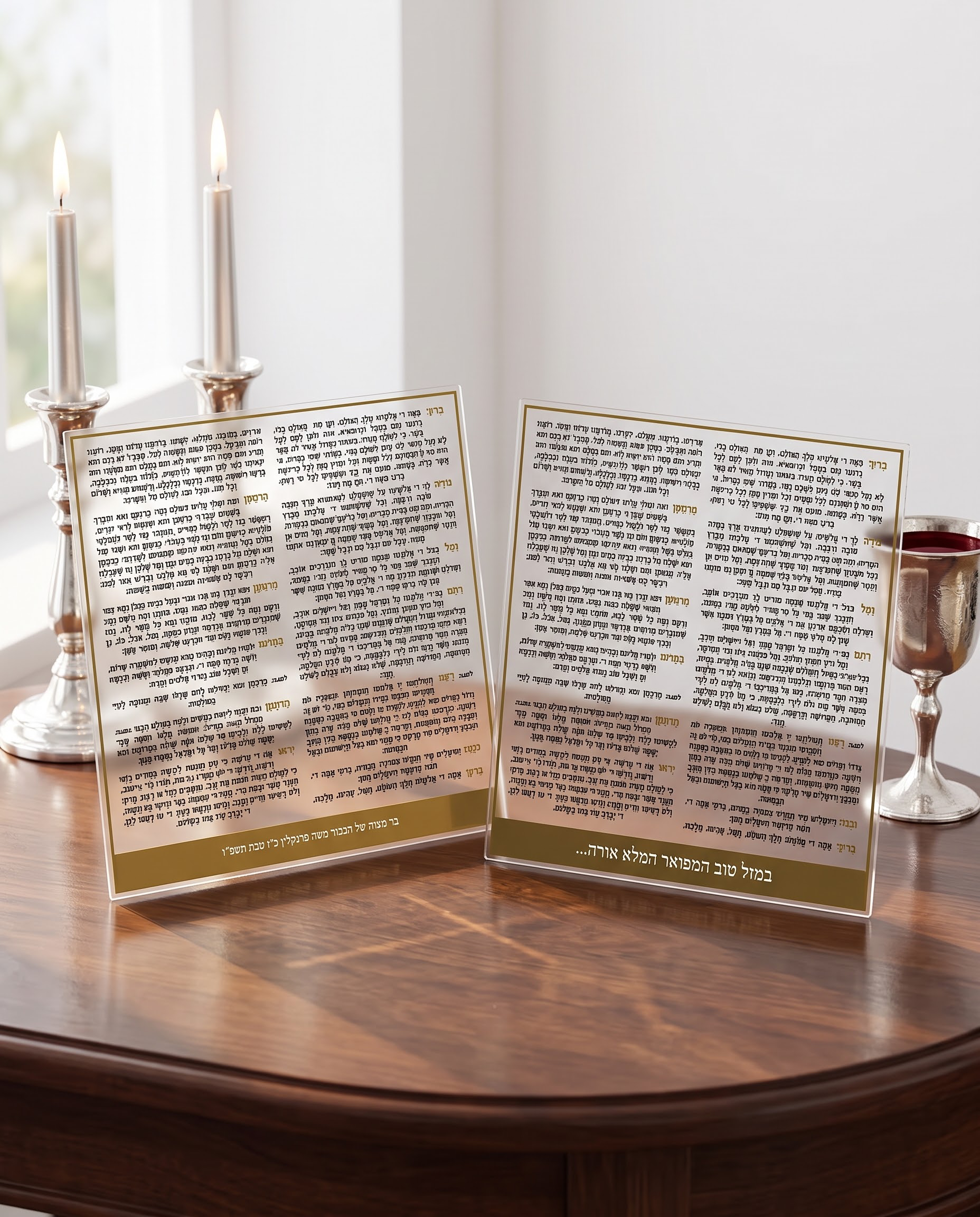 Modern Acrylic Eshet Chayil Wall Art – Contemporary Judaica Home Decor Panel