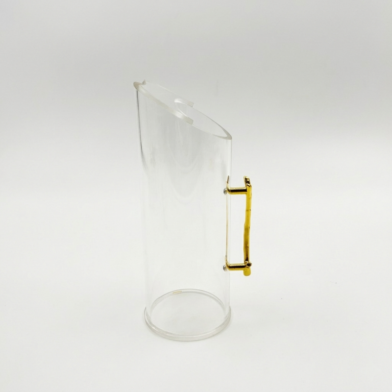 Premium Clear Twig Acrylic Water & Wine Pitcher – Elegant Lucite Fruit Beverage Decanter – Modern Judaica Gift