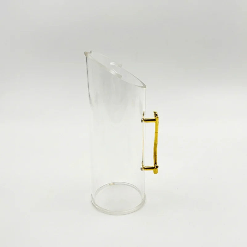 Premium Clear Twig Acrylic Water & Wine Pitcher – Elegant Lucite Fruit Beverage Decanter – Modern Judaica Gift