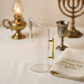 Premium Clear Twig Acrylic Water & Wine Pitcher – Elegant Lucite Fruit Beverage Decanter – Modern Judaica Gift
