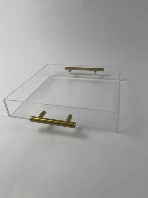 Luxury Acrylic Challah Tray  – Modern Marbled Judaica Serving Board for Shabbat & Yom Tov