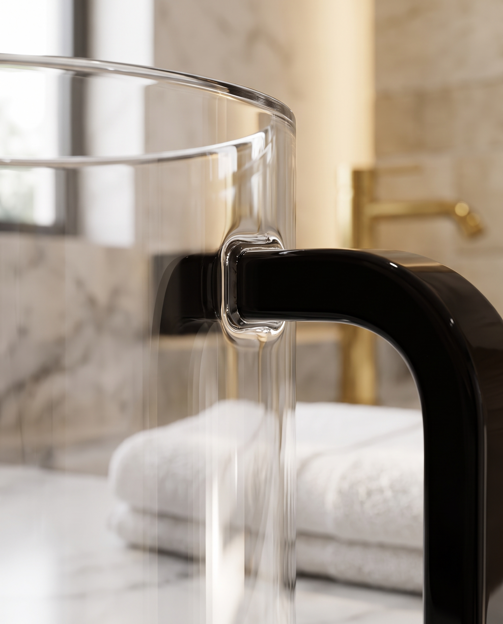 Lucite Acrylic Judaica Hand Washing Cup with Dual Handles for Embracing Jewish Rituals with Elegance