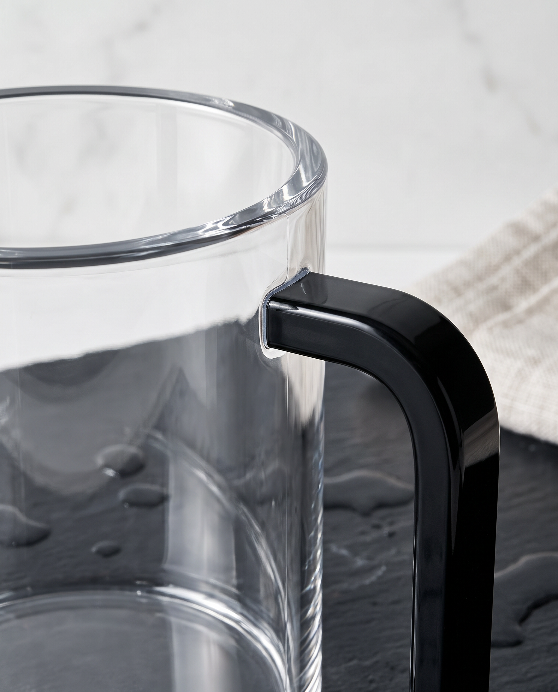 Lucite Acrylic Judaica Hand Washing Cup with Dual Handles for Embracing Jewish Rituals with Elegance